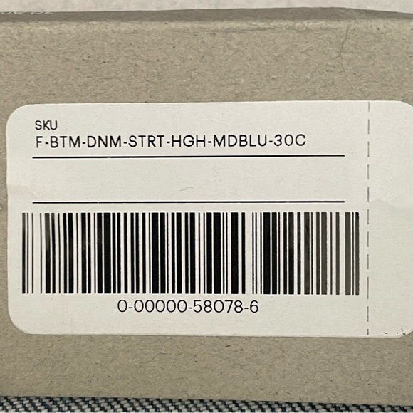 Everlane The Cheeky Crop Ankle Jean High Rise Frayed Raw Hem Size 30 NWT - Picture 10 of 12